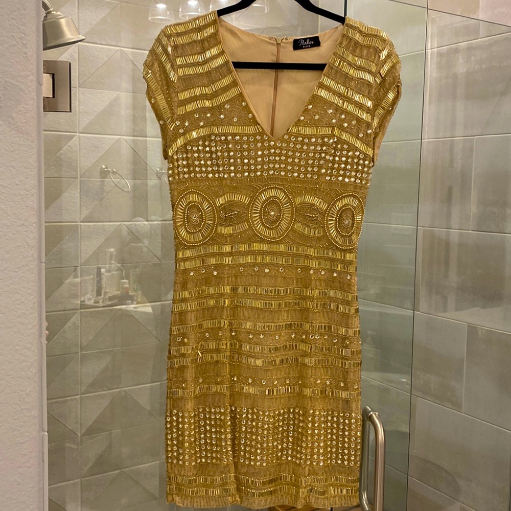 Parker Black label embellished cocktail dress